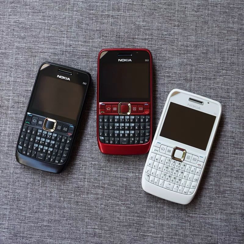 Refurbished Cross border foreign trade mobile phone E63 non smart phone 3G elderly phone student button straight board mobile phone