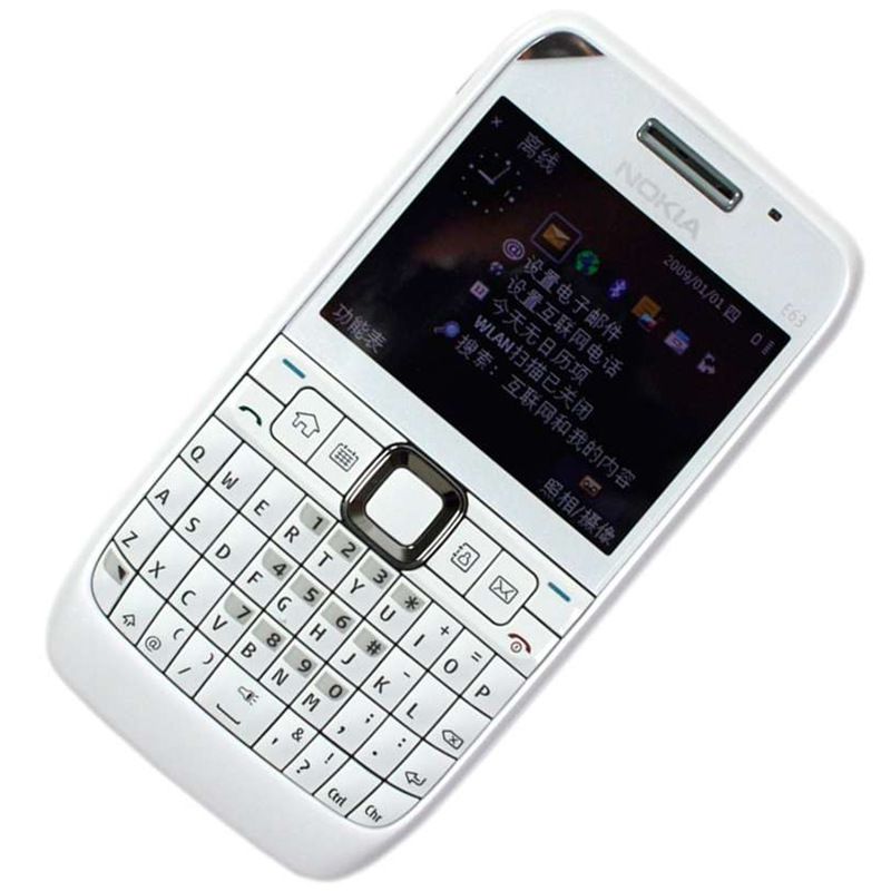 Refurbished Cross border foreign trade mobile phone E63 non smart phone 3G elderly phone student button straight board mobile phone