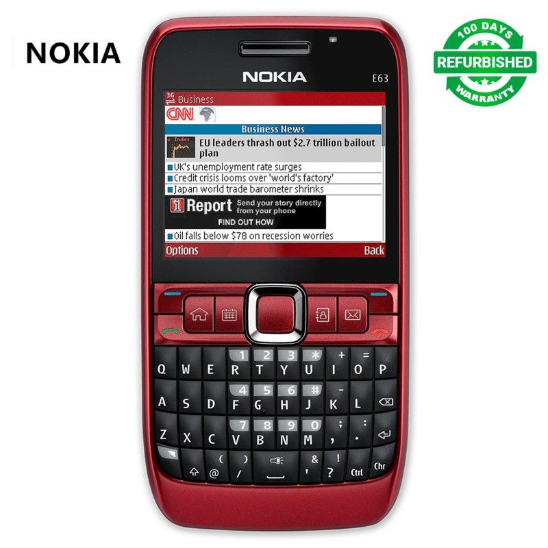 Refurbished Cross border foreign trade mobile phone E63 non smart phone 3G elderly phone student button straight board mobile phone