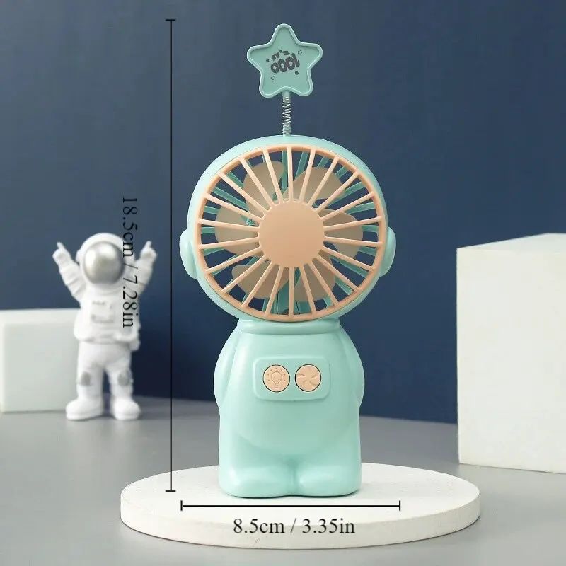1pc Creative Astronaut Mini Fan Portable Handheld Fan Handheld Mini Portable USB Charging Handheld Mini Fan