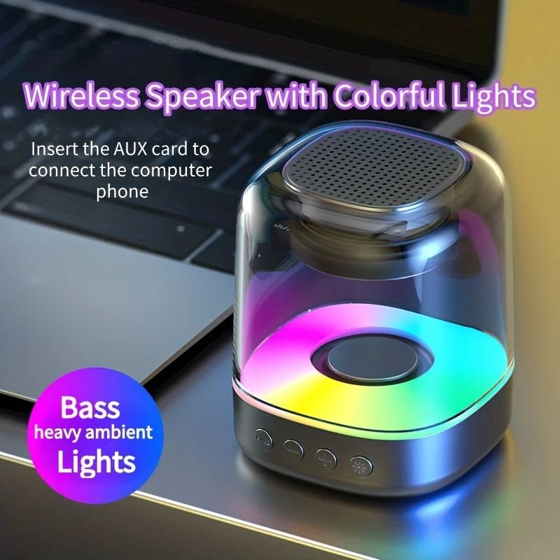 Cool Speaker Mobile Phone Speaker Home Outdoor Mini Portable Portable Wireless Bluetooth Speaker