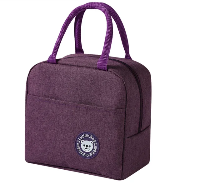 Lunch Bag Lunch Box for Women Men Reusable Insulated Lunch Tote Bag,Leakproof Thermal Cooler Sack Food Handbags Case High Capacity forTravel Work School Picnic