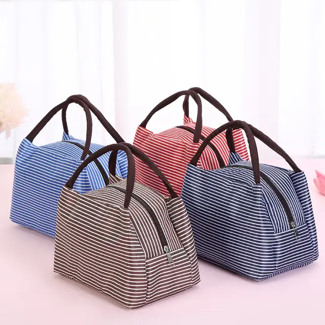 Lunch Bag Lunch Box for Women Men Reusable Insulated Lunch Tote Bag,Leakproof Thermal Cooler Sack Food Handbags Case High Capacity forTravel Work School Picnic
