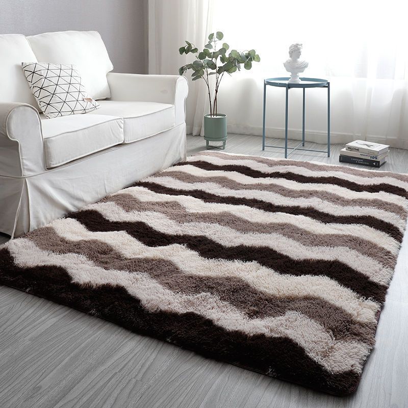 Pattern fluffy carpet 5 by 8