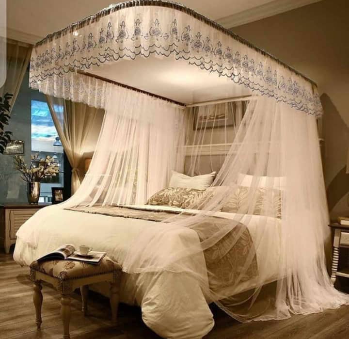 2 Stand Mosquito Net with Sliding Rail