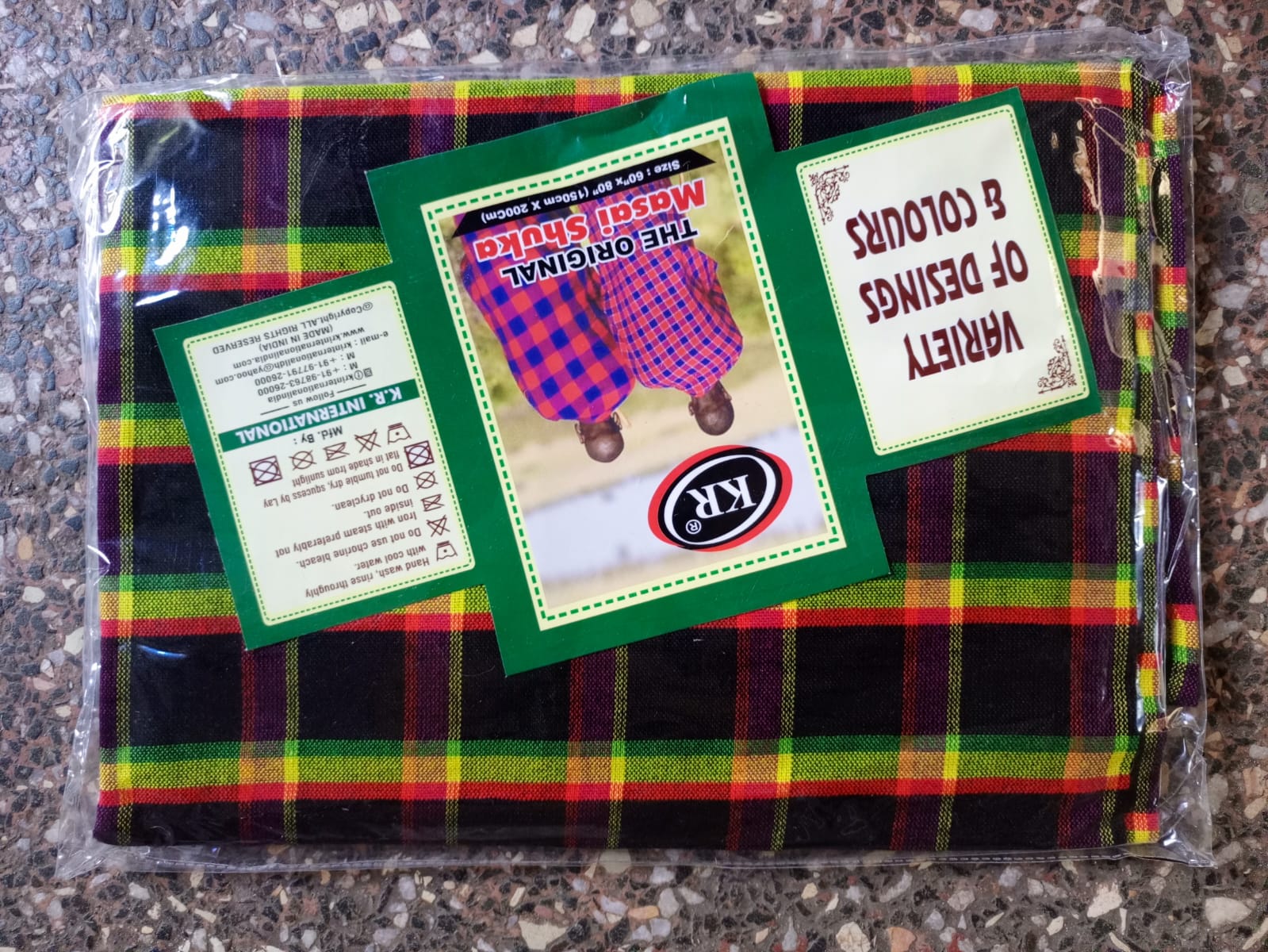 Fabric Customized Fleece Maasai Shuka / Kikoi / Leso