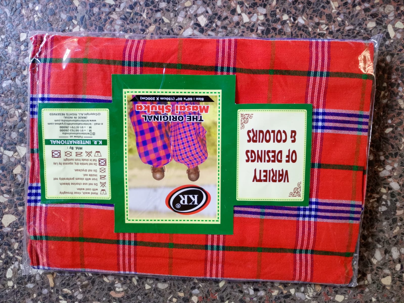 Fabric Customized Fleece Maasai Shuka / Kikoi / Leso