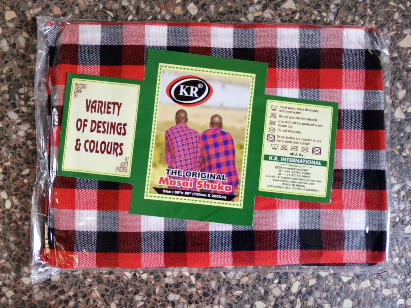 Fabric Customized Fleece Maasai Shuka / Kikoi / Leso