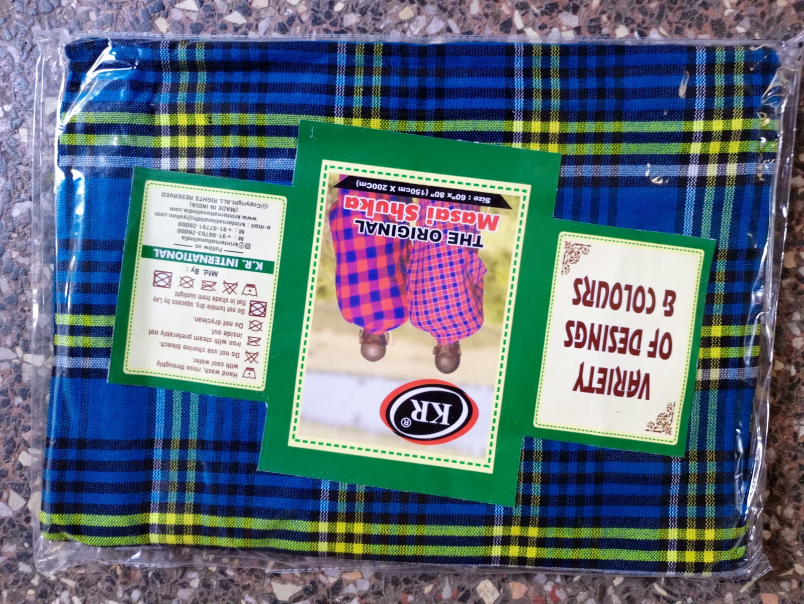 Fabric Customized Fleece Maasai Shuka / Kikoi / Leso