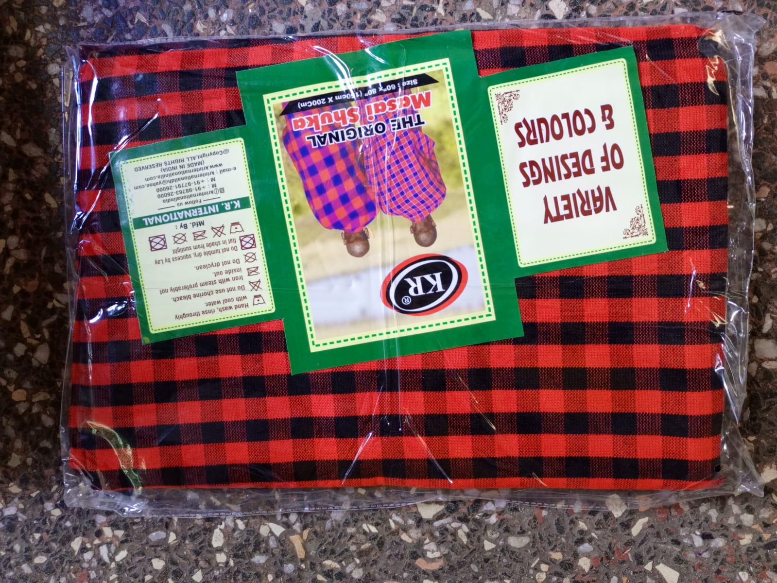 Fabric Customized Fleece Maasai Shuka / Kikoi / Leso