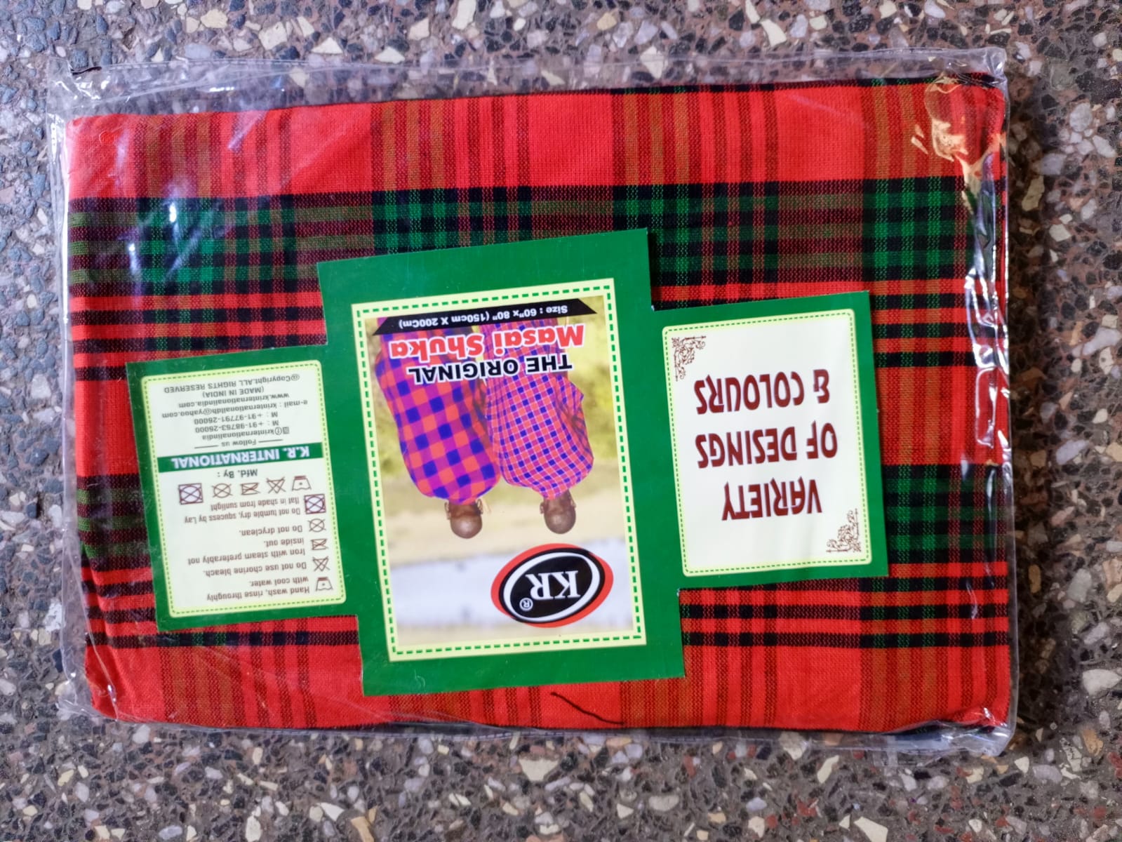 Fabric Customized Fleece Maasai Shuka / Kikoi / Leso