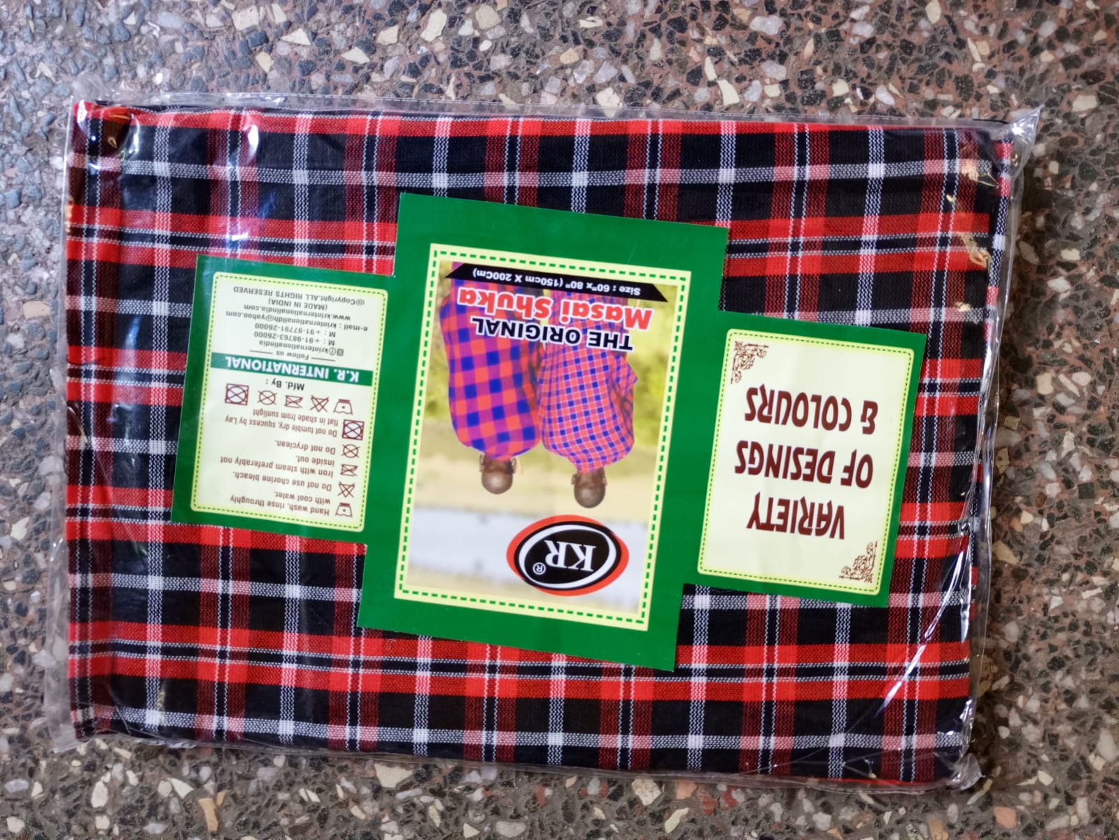 Fabric Customized Fleece Maasai Shuka / Kikoi / Leso
