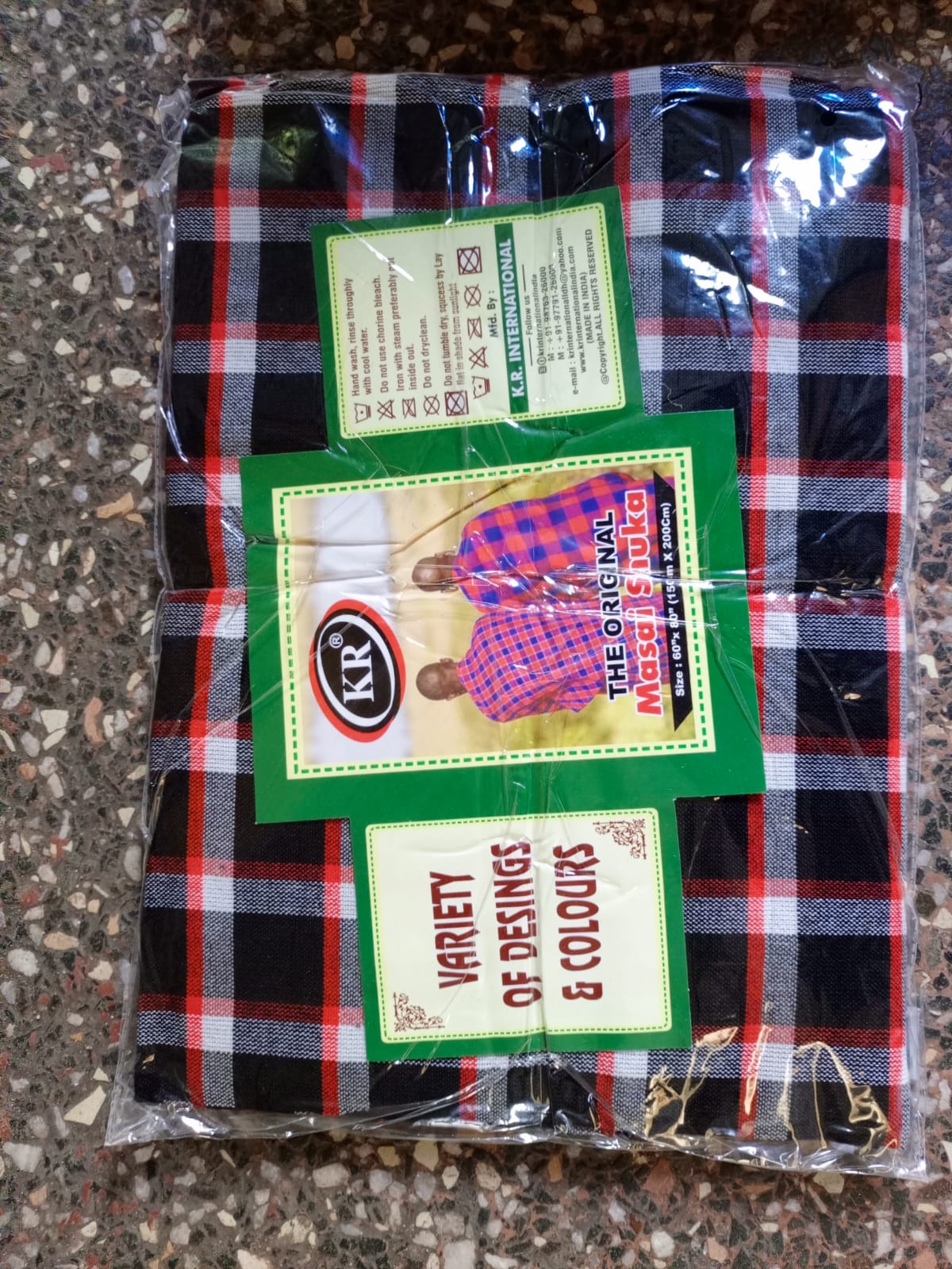 Fabric Customized Fleece Maasai Shuka / Kikoi / Leso