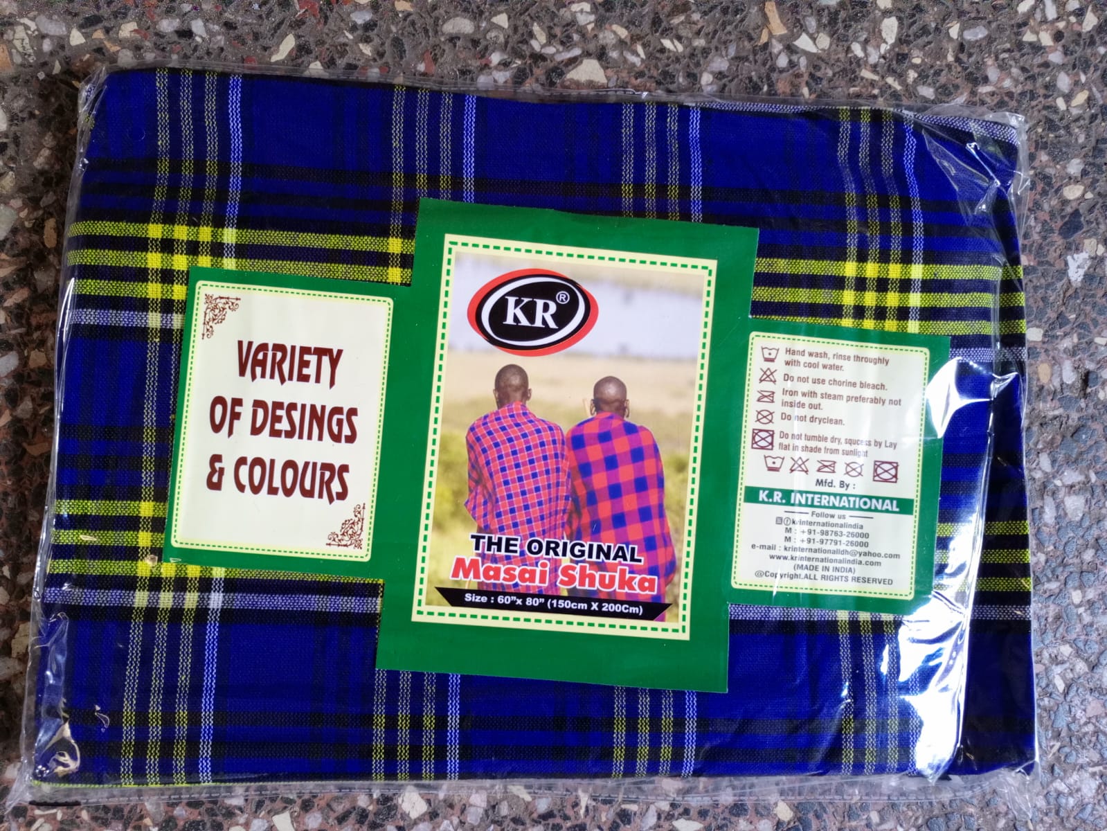 Fabric Customized Fleece Maasai Shuka / Kikoi / Leso