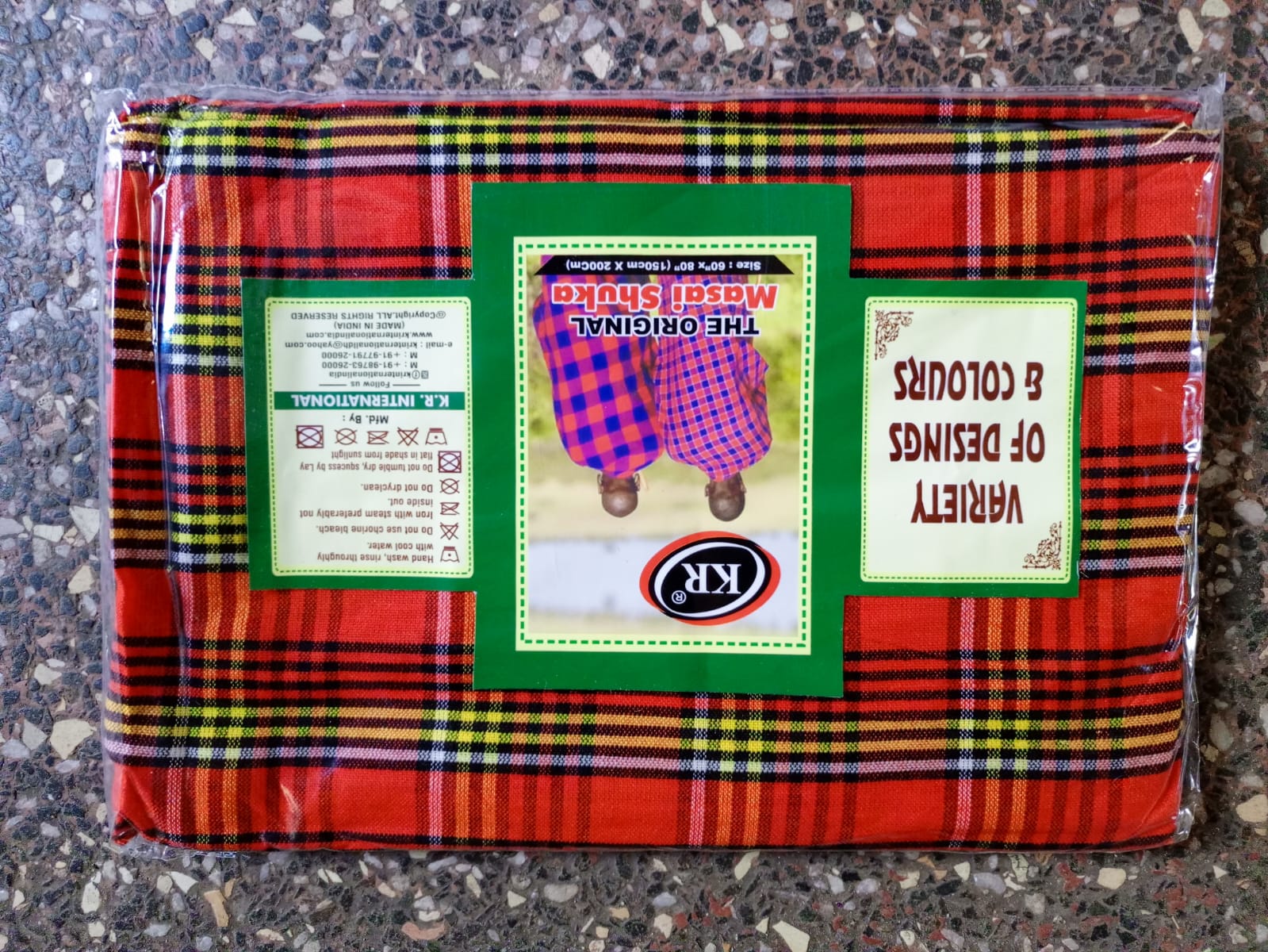 Fabric Customized Fleece Maasai Shuka / Kikoi / Leso