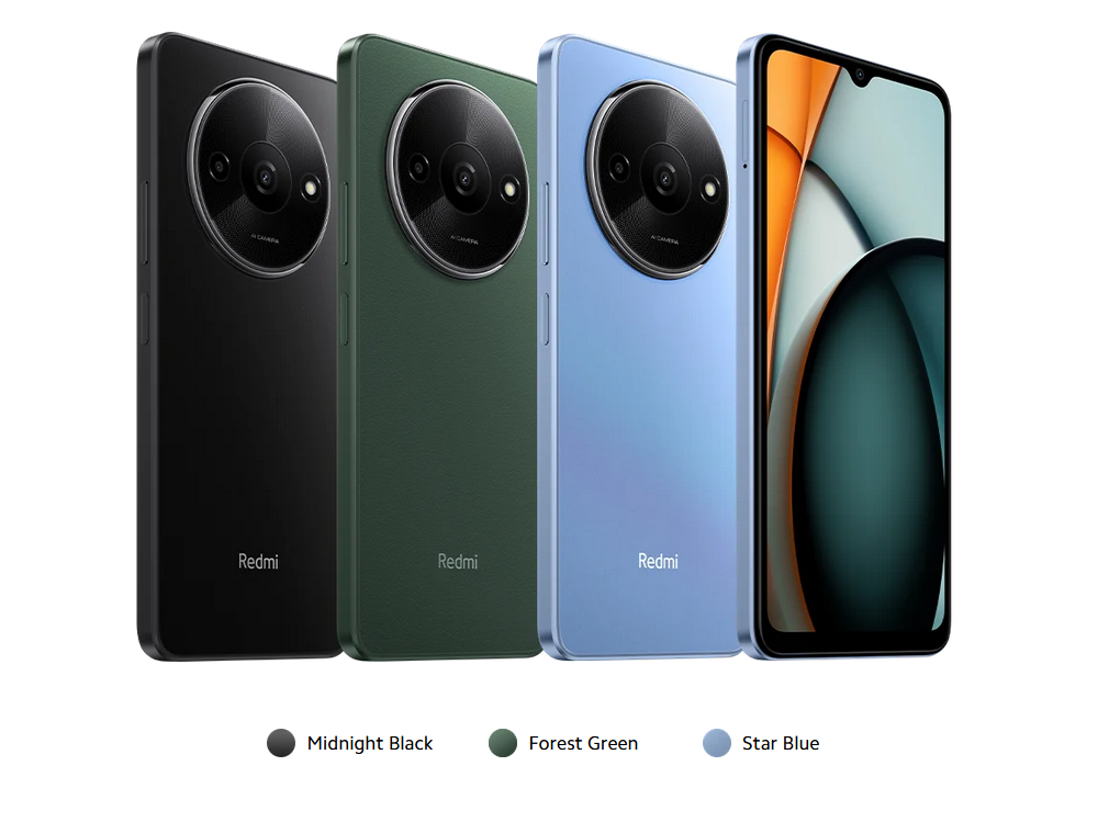 XIAOMI Redmi A3 6.71" 128GB+4GB 4G Network 5000mAh Battery 8MP AI Camera 10W Fast Charging  with Fingerprint Sensor Android 14 Smart Phones