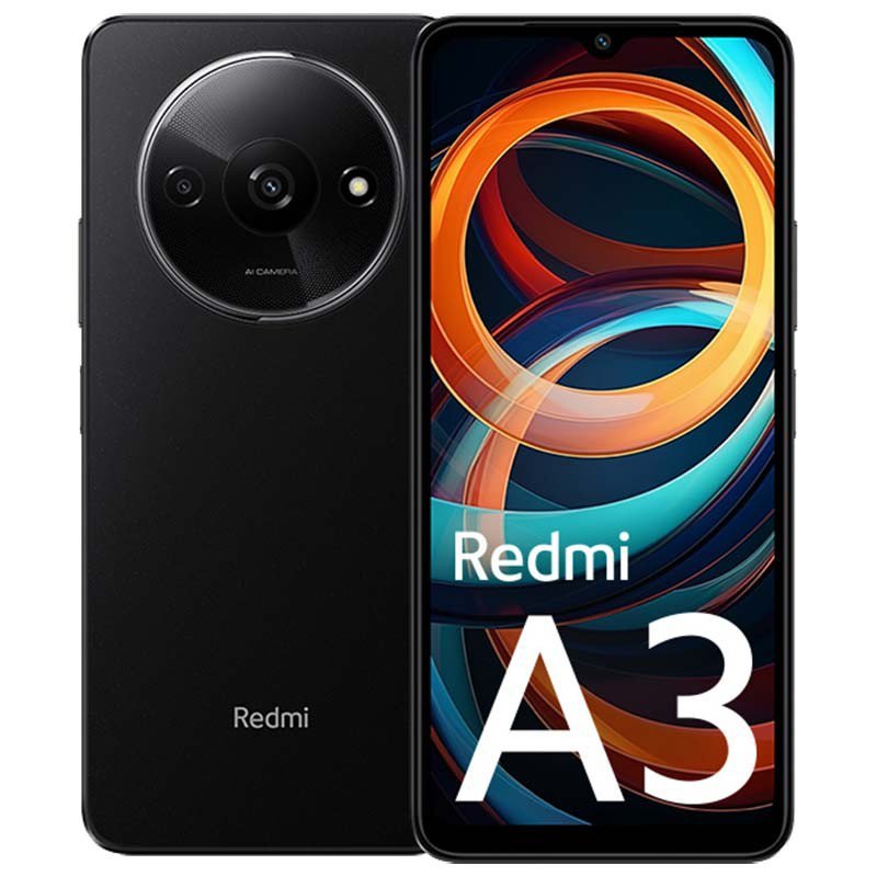 XIAOMI Redmi A3 6.71" 128GB+4GB 4G Network 5000mAh Battery 8MP AI Camera 10W Fast Charging  with Fingerprint Sensor Android 14 Smart Phones