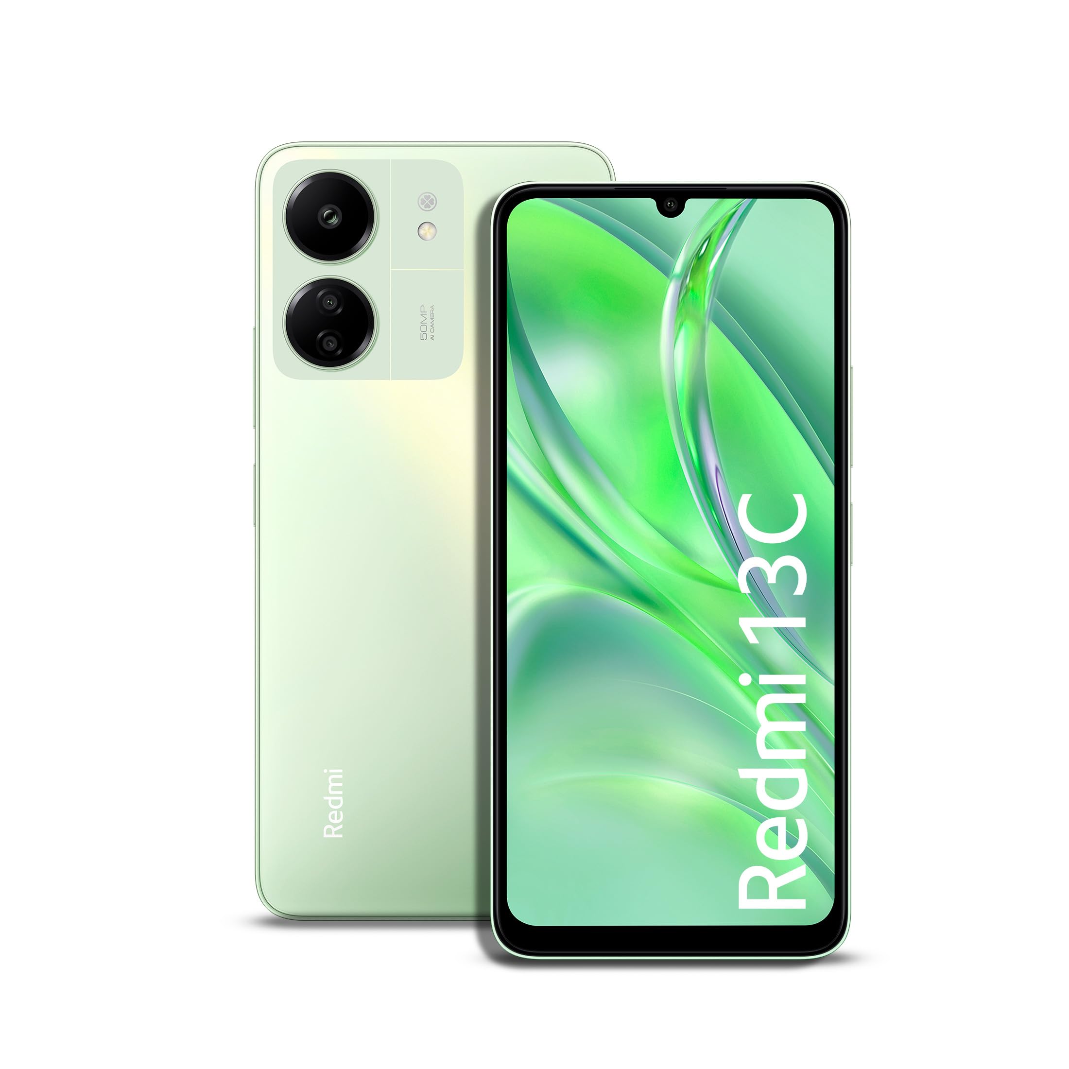 [Free Screen protector]  Xiaomi Redmi 13C 128GB ROM + 4GB RAM 4G Network Dual SIM 6.74inch 90Hz LCD Screen 50MP Camera 18W Tpye-C Charging 5000mAh Battery  with Fingerprint&Face Smart Phones
