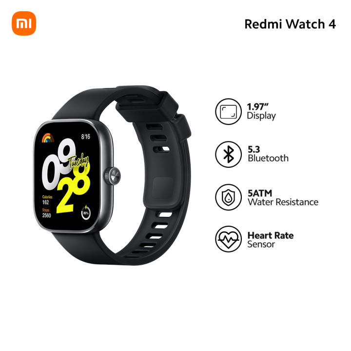 Xiaomi smart watch Redmi Watch 4, Compatibility:Android 4.4 /iOS 7.0 and above // fitness tracker supported [Smart Watch]