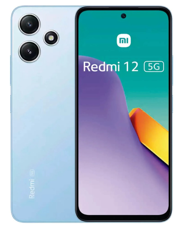 Redmi 12 4+128GB (4GB RAM+128GB ROM) 4G Network 6.79-inch 90Hz LCD Screen Dual SIM 50MP Camera 18W Type-C Charging 5000mAh Battery with fingerprint & Face unlock Smart Phone
