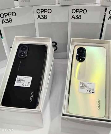 (Anniversary Sale)BRAND NEW OPPO A38 6GB+128GB 50MP AI Camera 6.56" 90Hz Sunlight Display 33W 5000mAh Type-C Charge Android 13 4G Dual Sim Smart Phones