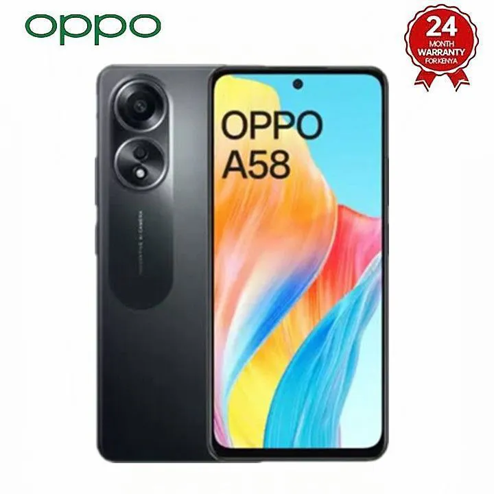 (Exclusive Deal)BRAND NEW OPPO A58 8GB RAM+128GB ROM 6.72" 90Hz FHD+ Display 50MP Camera Dual Stereo Speakers 33W 5000mAh Type-C Charge Android 13 Side Fingerprint Unlock Smart Phones