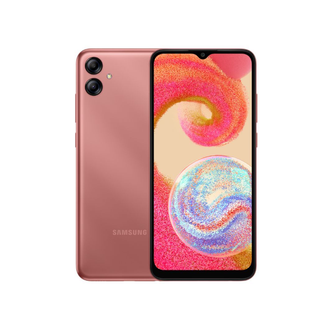 (ANNIVESARY OFFER1)Samsung Galaxy F04 RAM:4GBInternal Storage:64GBBattery:  5000 mAhMain camera: 13 MP + 2 MPFront camera: 5 MPDisplay:6.5inchProcessor:MediaTek HelioOS: Android 12