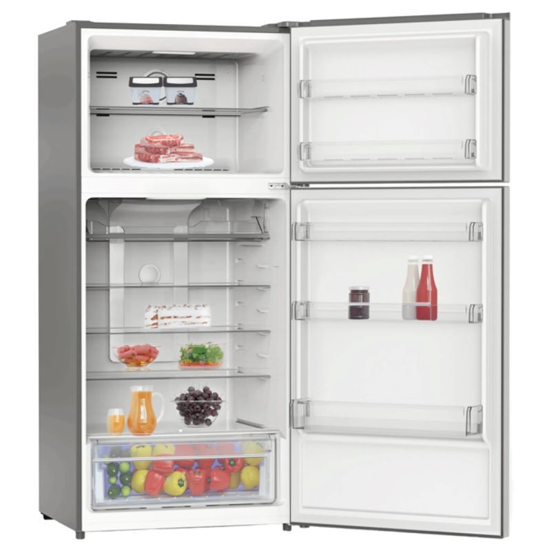 BEKO REFRIGERATOR BAD664 UK KE DOUBLE DOOR 520L 140W SILVER (1 YEAR WARRANTY)