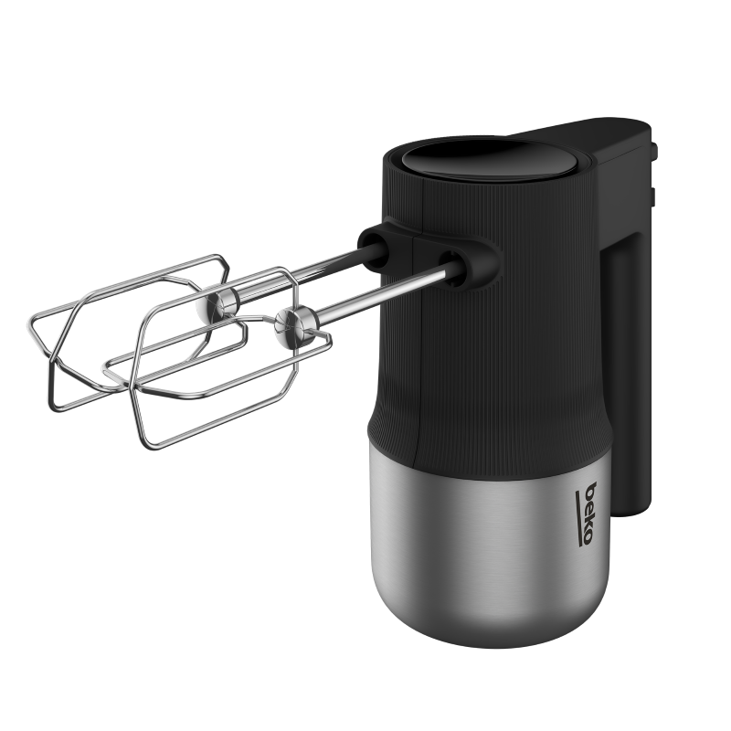 BEKO HAND MIXER HMM81504 BX, 500 WATTS, 4 SPEED SETTINGS, TURBO FUNCTION, STAINLESS STEEL BEATERS VERTICAL STORAGE (1 YEAR WARRANTY)