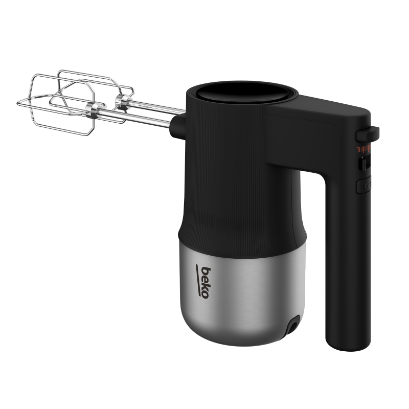 BEKO HAND MIXER HMM81504 BX, 500 WATTS, 4 SPEED SETTINGS, TURBO FUNCTION, STAINLESS STEEL BEATERS VERTICAL STORAGE (1 YEAR WARRANTY)