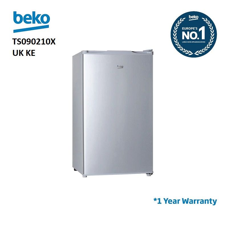 BEKO MINI BAR FRIDGE 93L SILVER REVERSABLE DOOR TS090210X