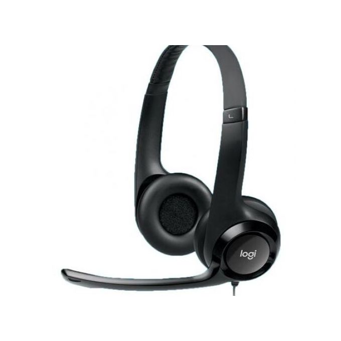 Logitech H390-USB Headset With Noise-Cancelling Mic-Black