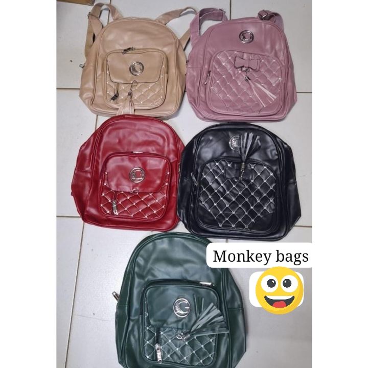 High Quality Ladies,kids/women Monkey Bag Shoulder Backpack Travel