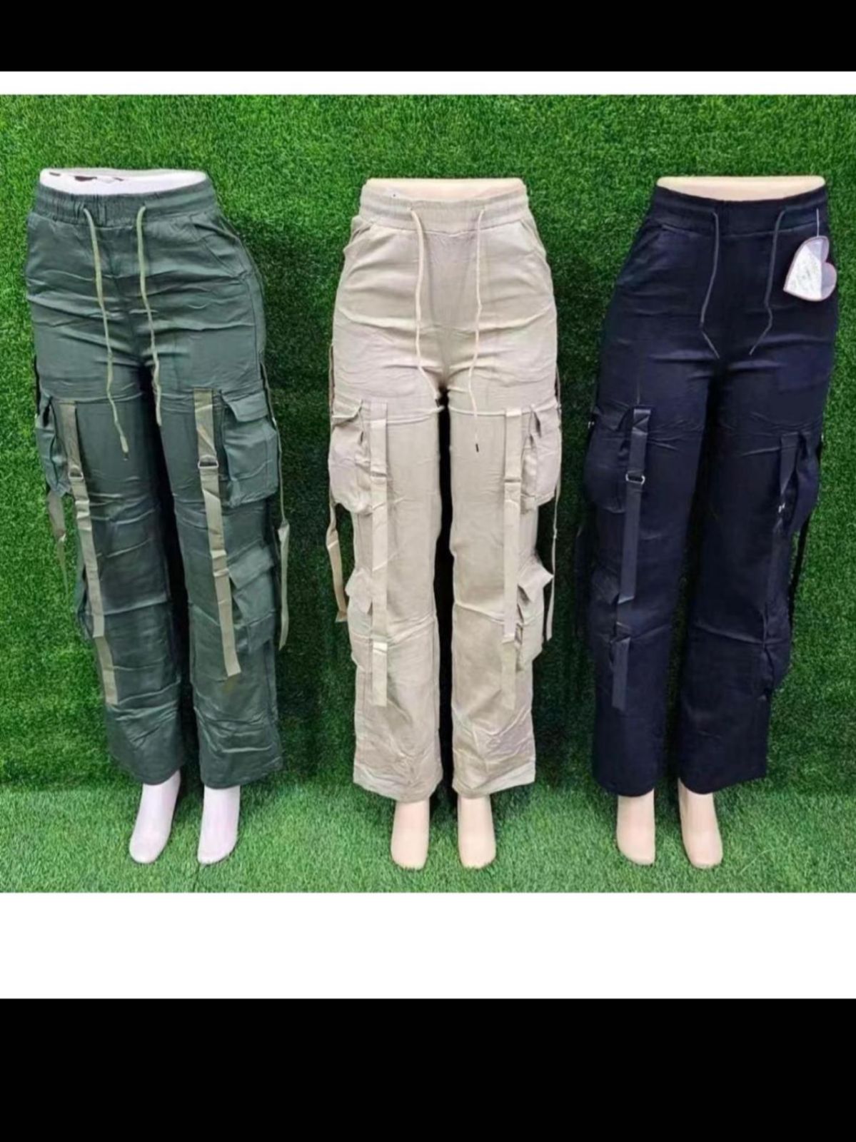 Fashion ladies cargo pants
