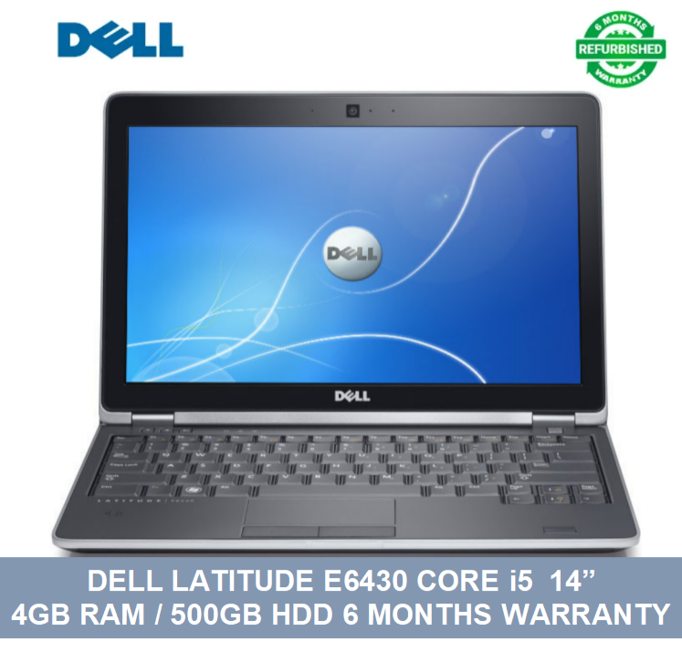(LIMITED OFFER) Refurbished Dell Latitude E6430 Laptop Core intel i5 4GB RAM / 500GB HDD 6 months warranty 14 inch installed windows 10 pro Laptops Notebook Computers