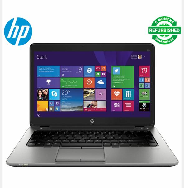 (BRAND OFFER) Refurbished Hp Elitebook 840 G2 Laptop - Intel Core i5 - 8GB RAM 500GB HDD ROM - 14'' Windows 10 Notebook Black 14 inch