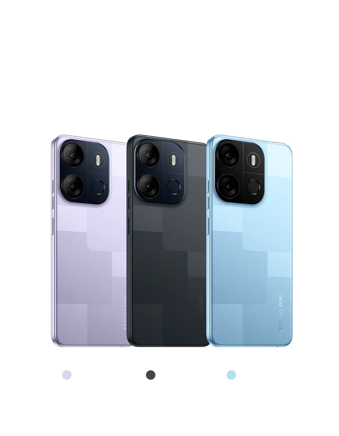Tecno pop 7 64+2, POP 7 PRO 64GB ROM 4GB RAM 10W USB Type-C Charge DualSIM 4G LTE 6.56" HD 13MP AI DUAL Camera 5000mAh Battery Fingerprint OTG. Smartphone