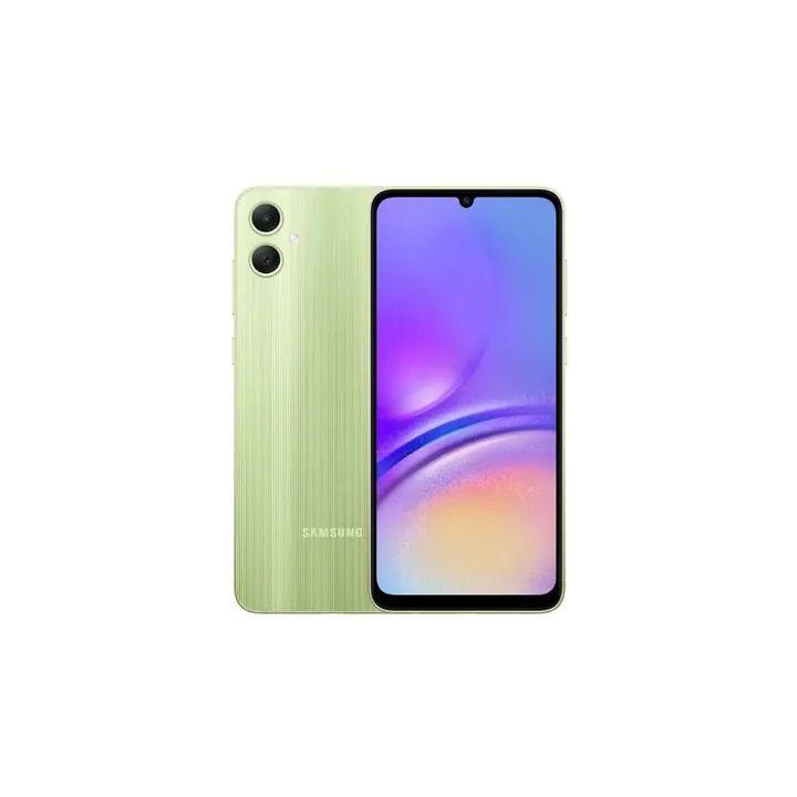 SAMSUNG GALAXY A05 128GB STORAGE 4GB RAM 6.7-inch HD+ display 50MP + 2.0MP BACK CAMERA 8MP SELFIE CAM OCTA CORE PROCESSOR 5000mAh 25W TYPE C FAST CHARGING 4G NETWORK 2GHz,1.8GHz ANDROID 13 SMARTPHONE