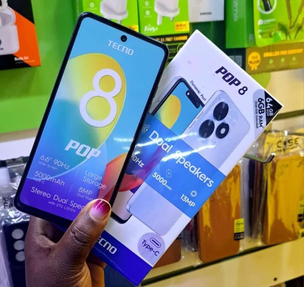 Brand New TECNO POP 7 4GB Ram + 128GB Rom OS Android 13 (Go edition) Camera 13 MP + 0.08 MP Selfie: 8 MP Display: 6.6 inches, IPS LCD Processor Octa-core Unisoc T606 (12 nm) Connectivity: Dual SIM,4G,