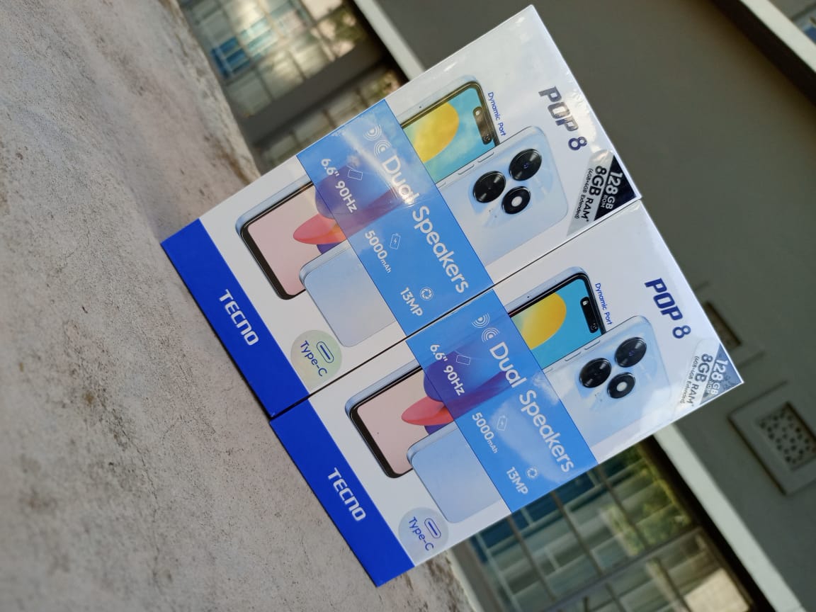 Brand New TECNO POP 7 4GB Ram + 128GB Rom OS Android 13 (Go edition) Camera 13 MP + 0.08 MP Selfie: 8 MP Display: 6.6 inches, IPS LCD Processor Octa-core Unisoc T606 (12 nm) Connectivity: Dual SIM,4G,