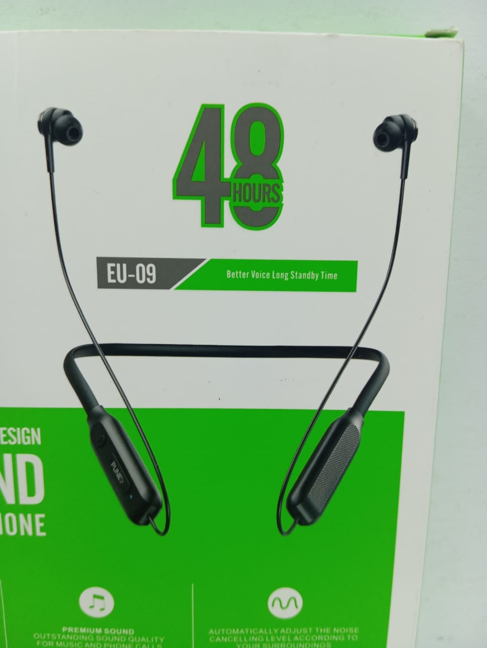 NECKBAND WIRELESS EARPHONES PUNEX EU-09 NECKBAND EARPHONES
