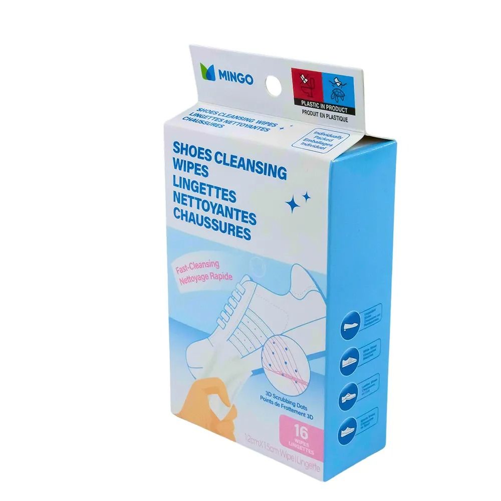 Miniso MINGO Shoes Cleansing Wipes (16 Individual Packets)
