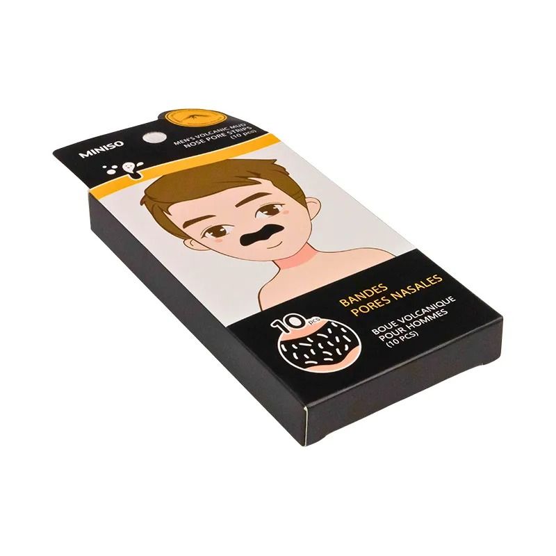 Miniso Men’s Volcanic Mud Nose Pore Strips (10 pcs)