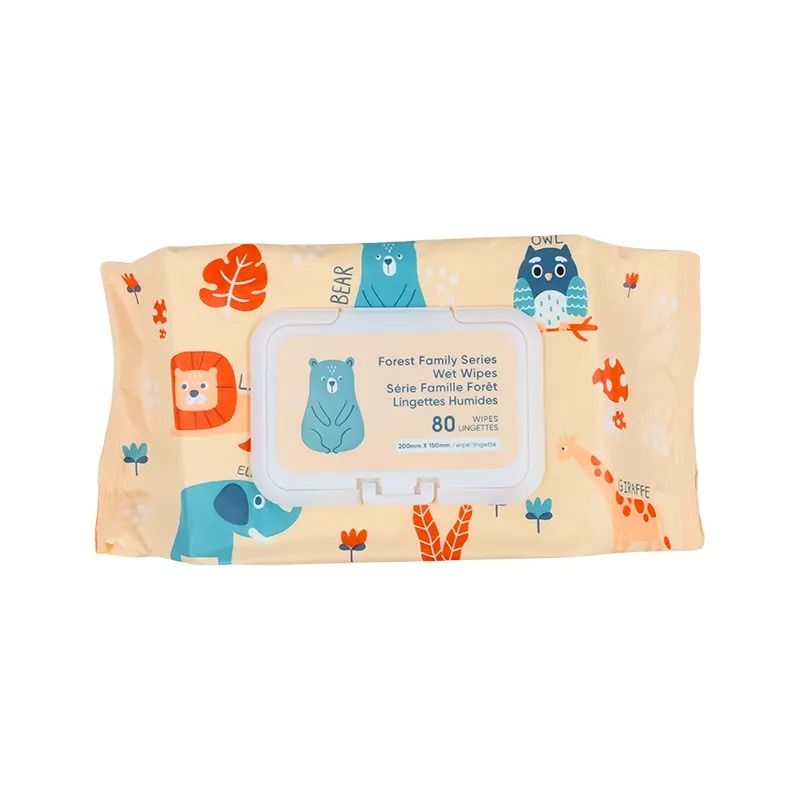 Miniso Forest Family Series Wet Wipes (80 Wipes)