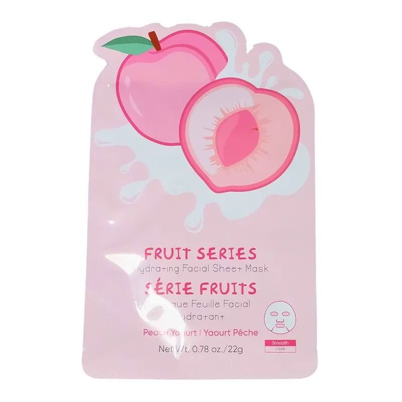 Miniso Fruit Series Hydrating Facial Sheet Mask - Peach Yogurt
