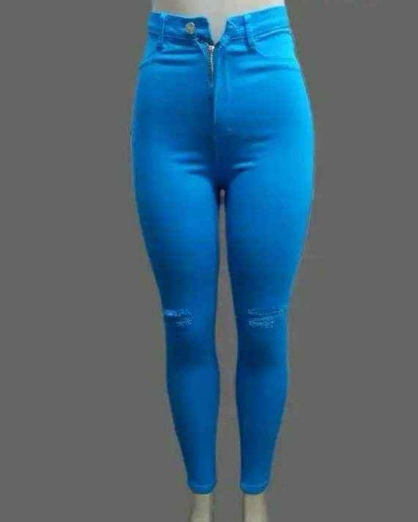 Classic blue skinny/slim denim trouser/ jeans Women' Work Casual Pants with Super Stretch Comfortable Skinny Legs for Work (sizes 27, 28, 30, 32, 34)