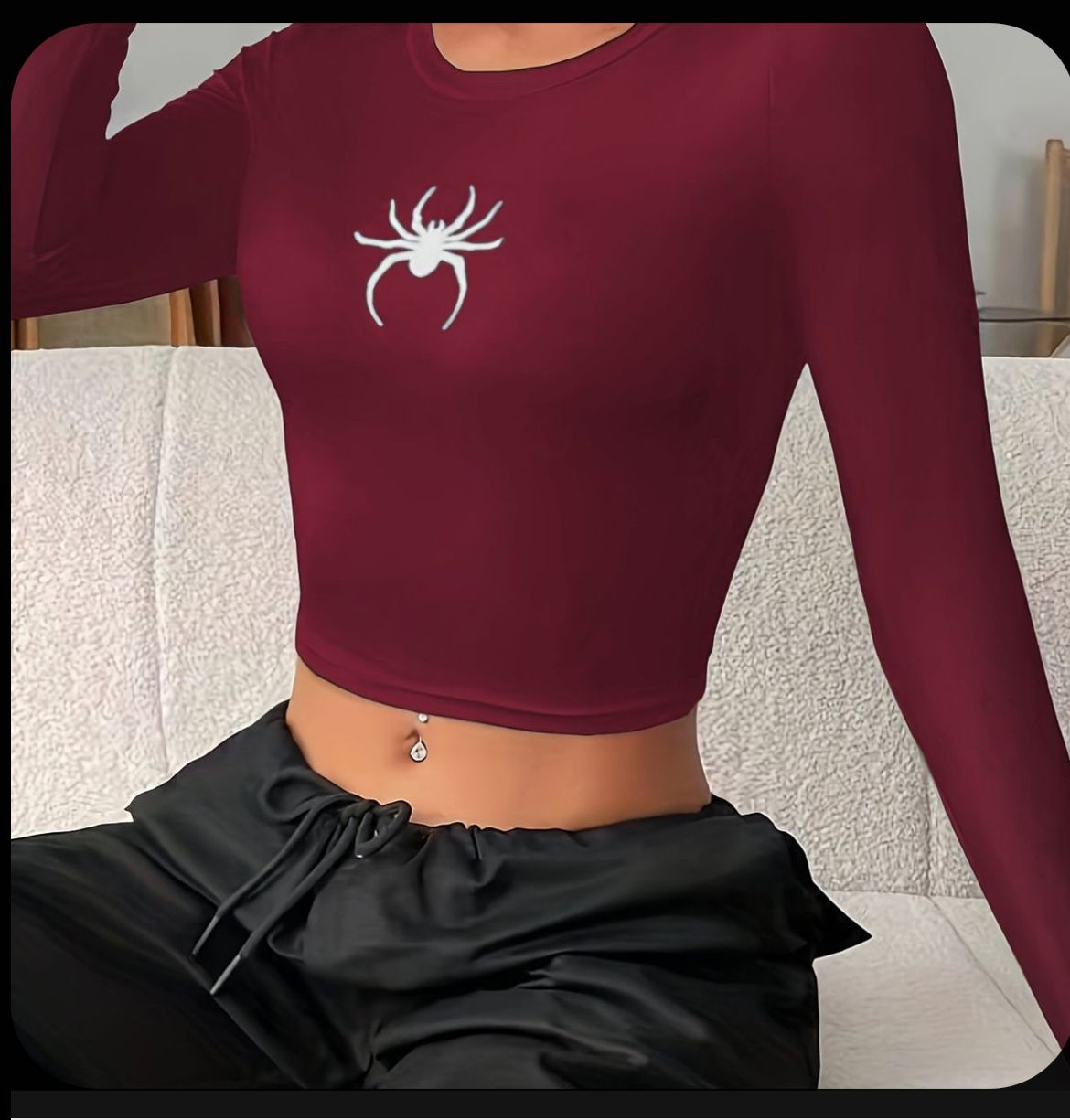 Classic and high quality Women's Tight Tight T-Shirts with Double Lining, Long Sleeve Crew Neck, Crop Tops, Basic Tee Top a must-have for any autumn or winter outfit for ladies.