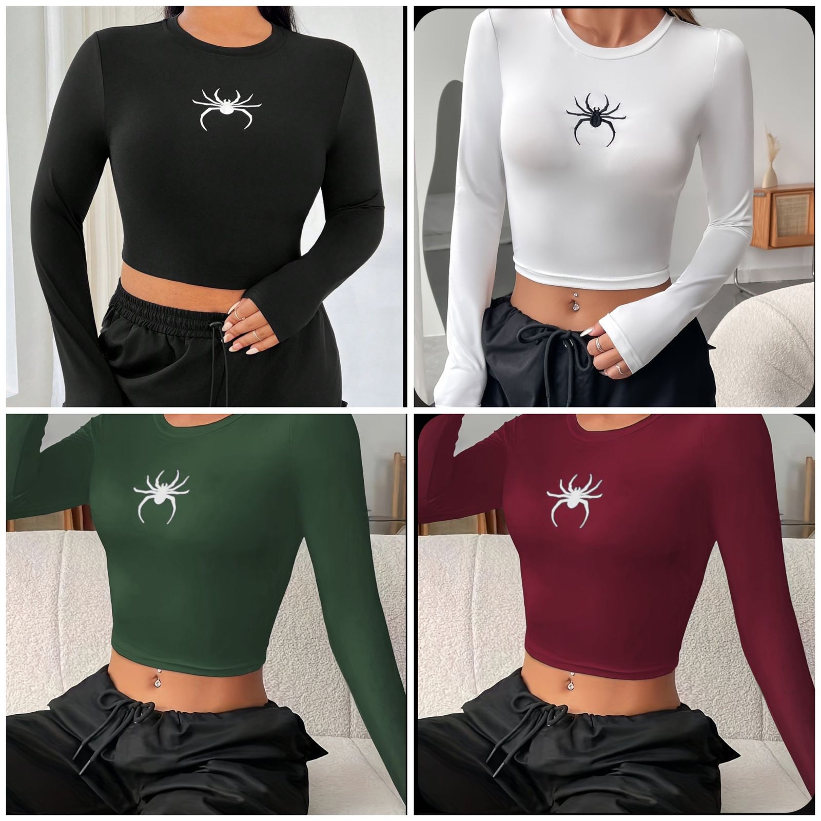 Classic and high quality Women's Tight Tight T-Shirts with Double Lining, Long Sleeve Crew Neck, Crop Tops, Basic Tee Top a must-have for any autumn or winter outfit for ladies.