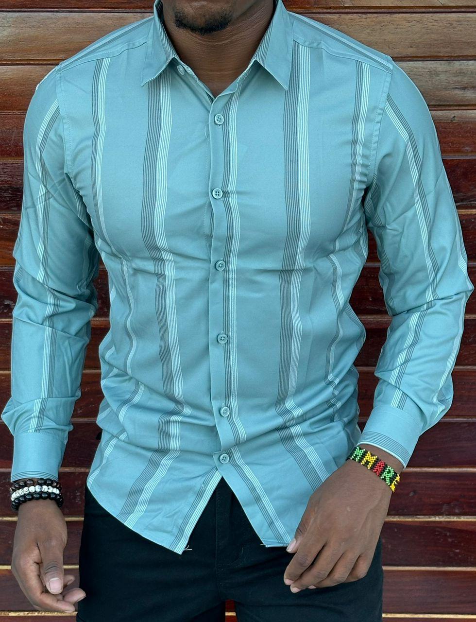 High quality checked/ stripped/ box/ checkered and classic Men's Long Sleeve heavy cotton Dress Shirts with a Solid Slim Fit Hipster Style
