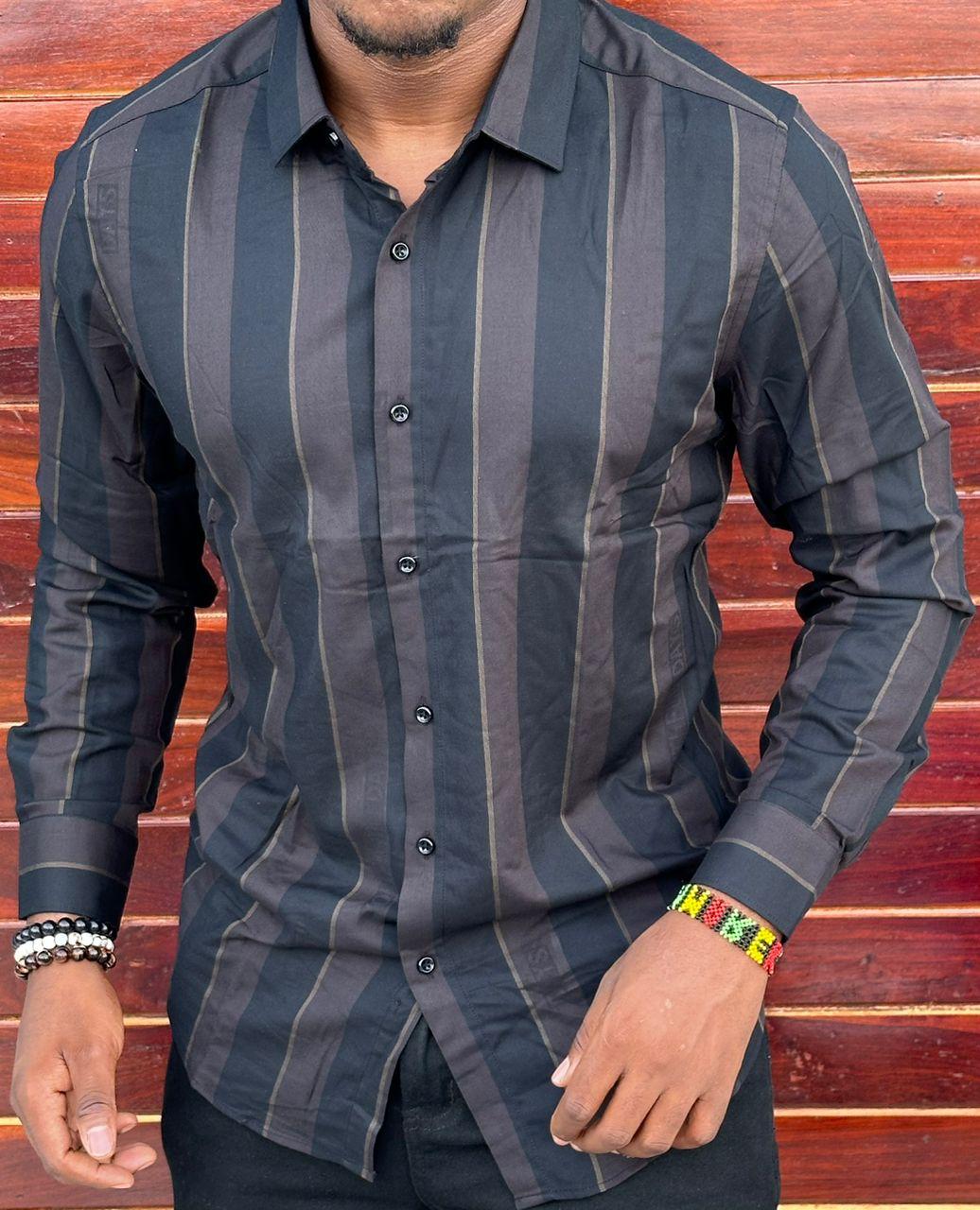 High quality checked/ stripped/ box/ checkered and classic Men's Long Sleeve heavy cotton Dress Shirts with a Solid Slim Fit Hipster Style